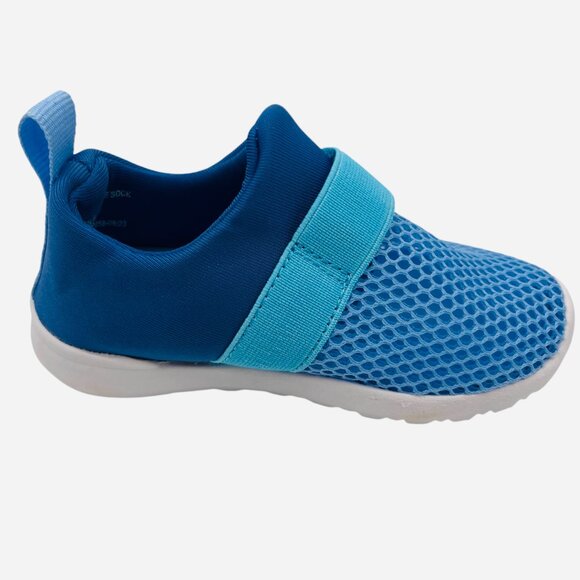 Toddler Unisex Blue Austen Slip On Water Shoes Hook And Loop Cat & Jack Size 11 - Picture 3 of 5